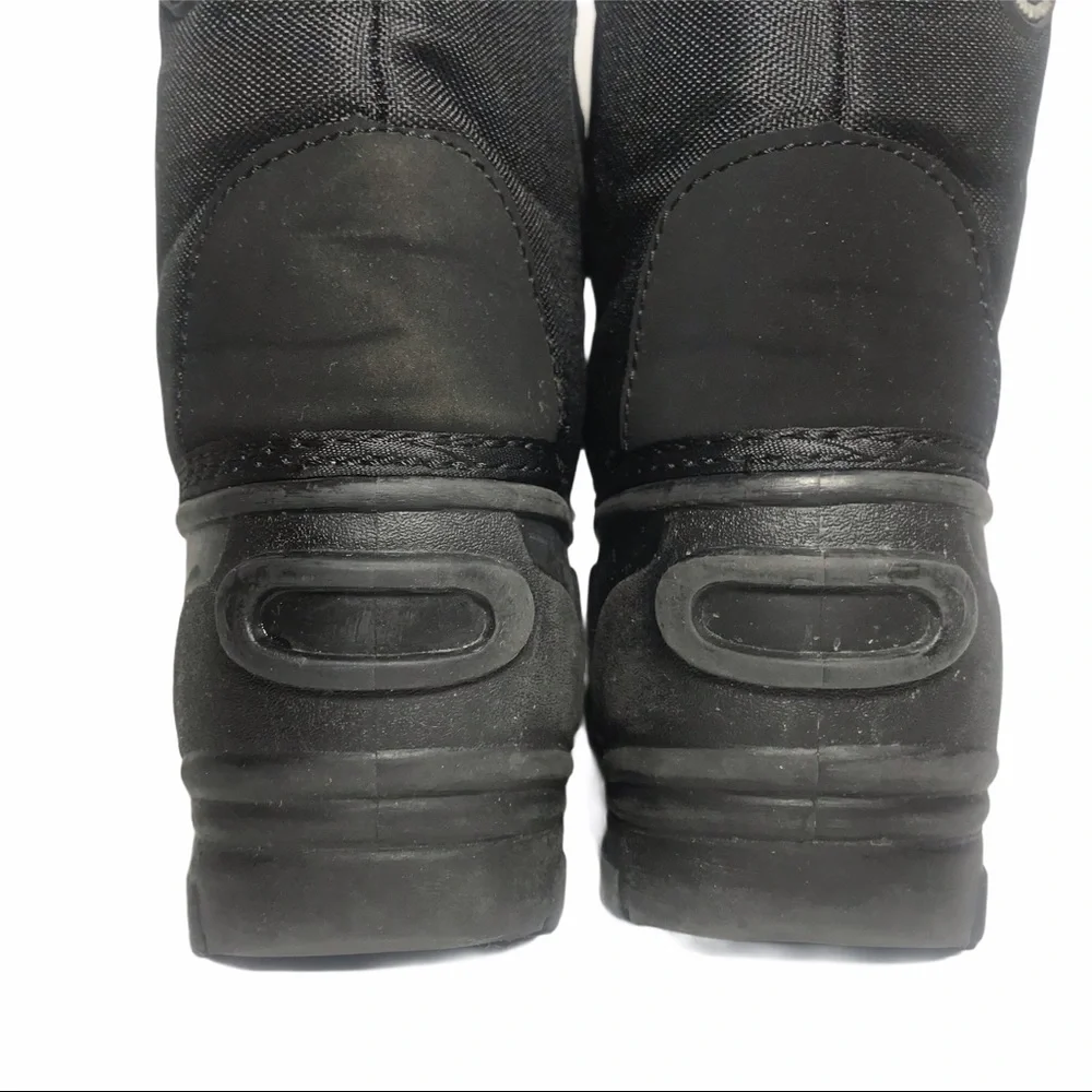 TOTES Connor Kids Waterproof Snow Boots with Removable Liner Black - Picture 6 of 10